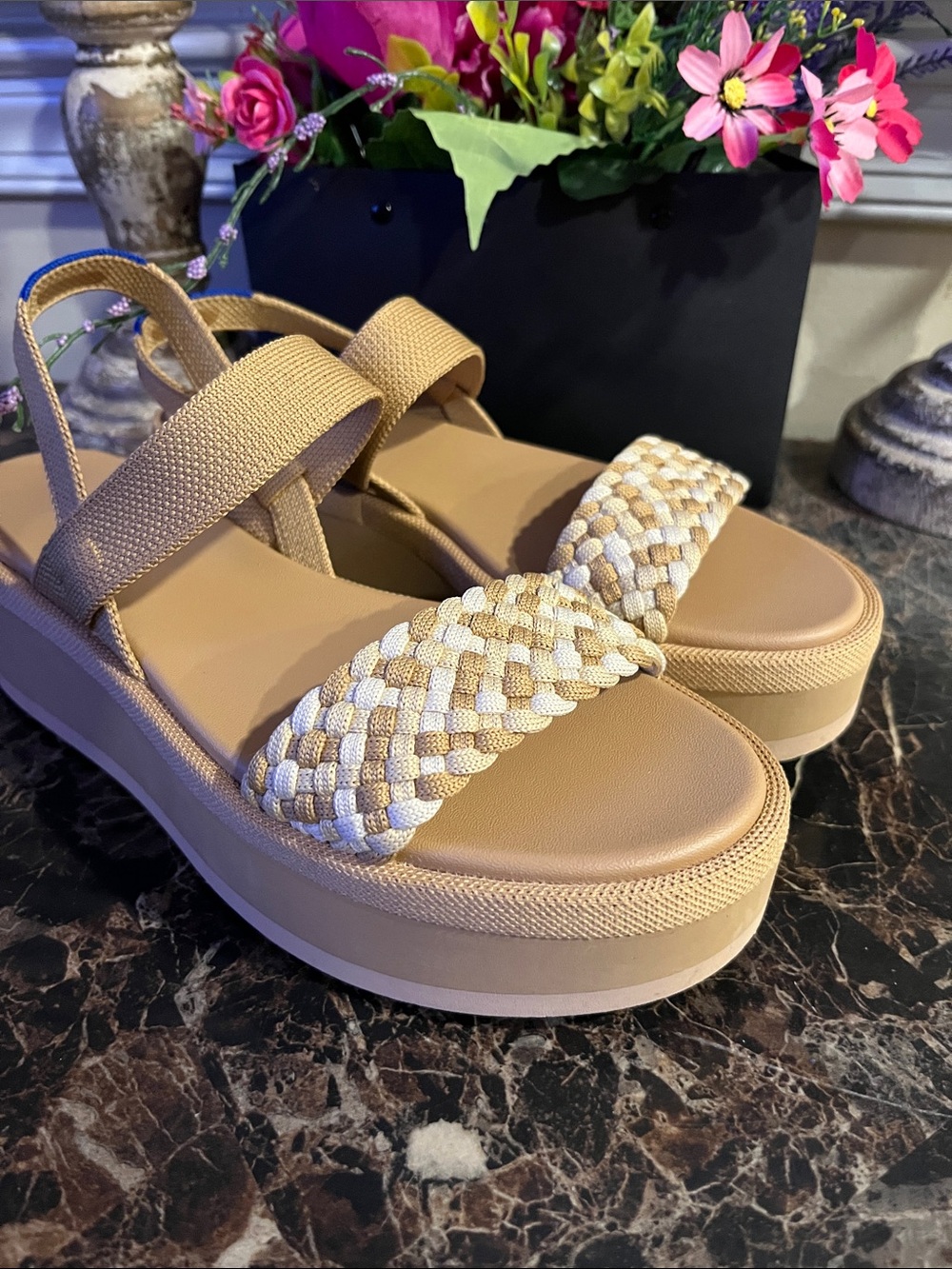 Last Call Rothy’s 
The Lighweight
Braided Wedge Sandals
Size 8 for Women - Picture 8 of 15